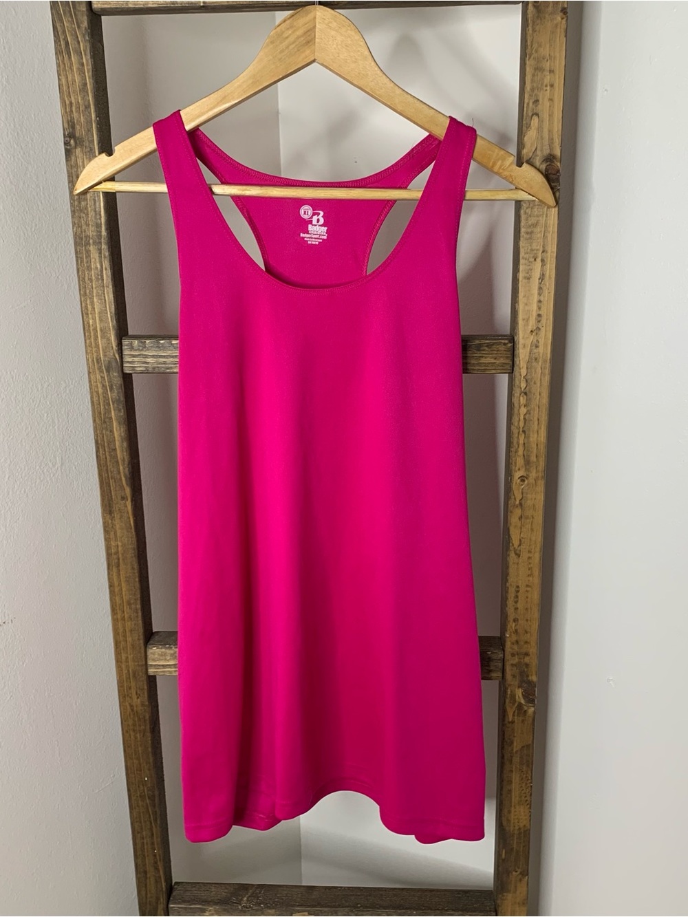 Badger Bright Fuchsia Racerback Tank Top Size XL